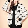 New MLB Old Flower Sweaters Unisex White 3AKCM0531-50CRS