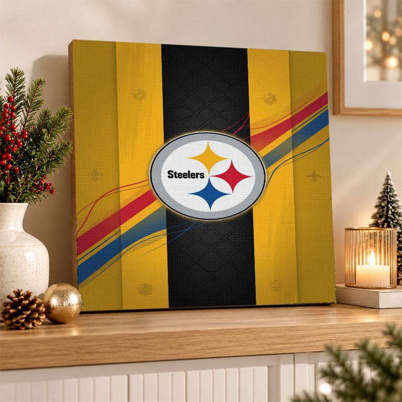 Pittsburgh Steelers Diamond Painting Kit 5D Full Drill DIY Diamond Mosaic Wall Art Home Decor
