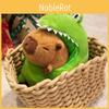 Capybara Crocodile In Suit Plush Doll Soft Stuffed Toy With Pp Filling Cotton