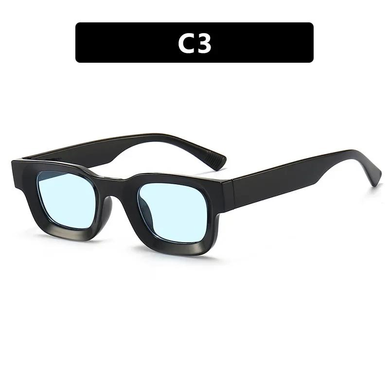 Fashion Travel UV400 Protection Sun Glasses Unisex Small Frame Concave Sunglasses Men Luxury Design Retro Hip-hop Punk Sunglass