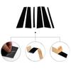Car Door Window Pillar Posts Door Trim Cover Stickers Exterior Fit Land Rover Discovery 3 LR3 2004-2009 Discovery 4 LR4 2009-16