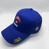 High Quality 100% Polyester 6 Panels Sports Baseball Cap Custom Solid Color Blank Hat With Dobby  Checked Pattern for Golf