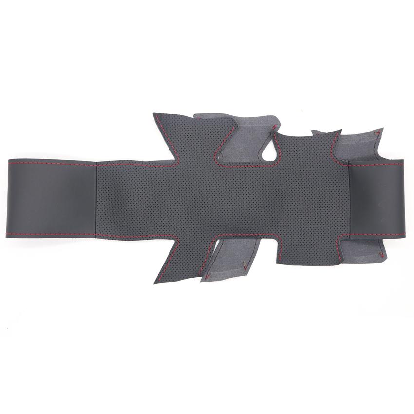 Черный искусственный кожаный красный маркер для ручного шитья автомобиля — фото 5