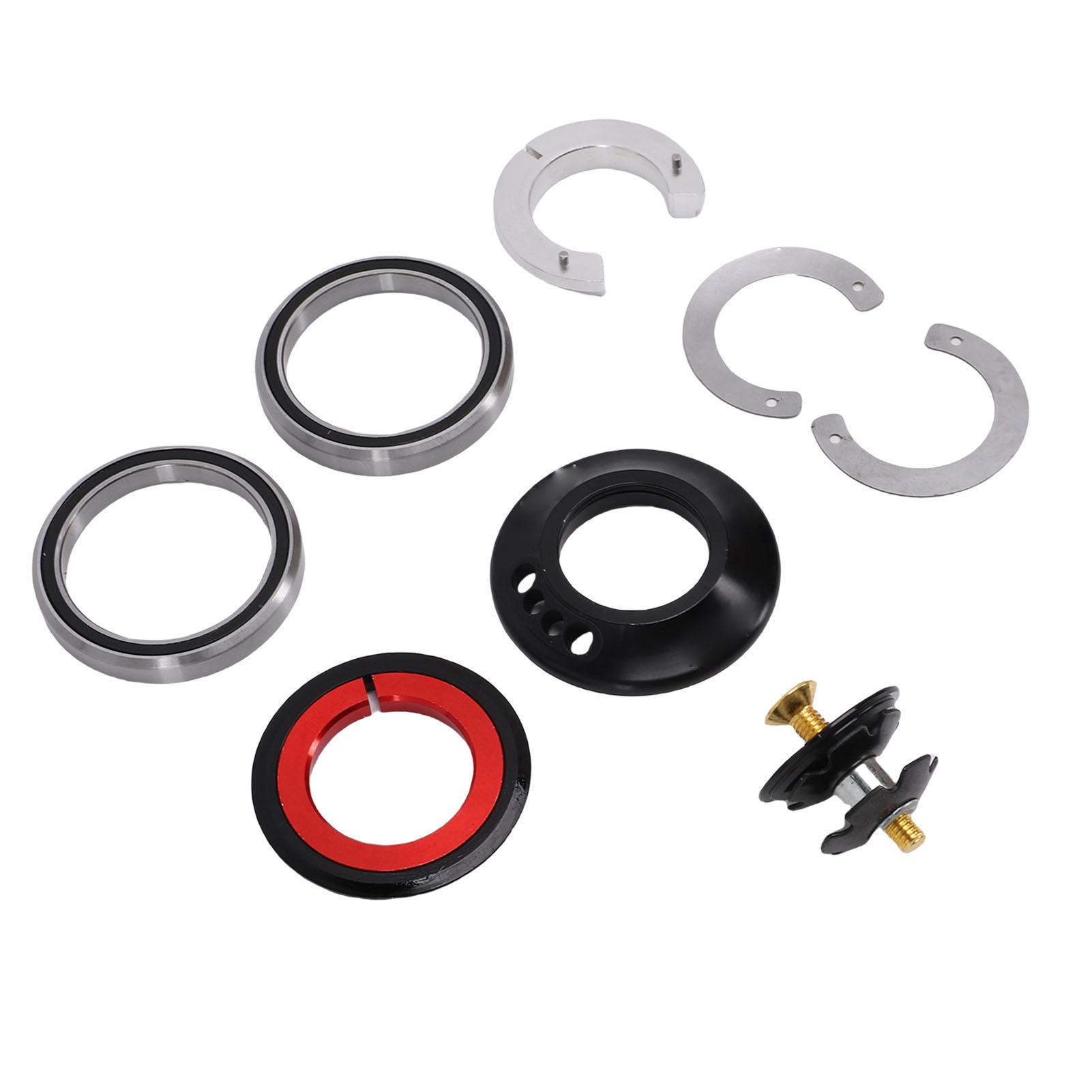 Igeteck Bike Integrated Headset For Full Is52 Standard Frames Aluminum 28.6Mm 40Mm Bike Headset Kit With Sealed Bearing Internal Cable Routing