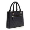 GUESS Dunkelgrau Schwarz Handtasche für Damen - Noelle II Mehrfachfach Umhängetasche S Coal Logo 327669