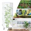 Netting For Tomato Plants 59x17.7inch Protective Garden Net With Zipper Tomato Cage Plants Bird Barrier For Fruits Vegetables