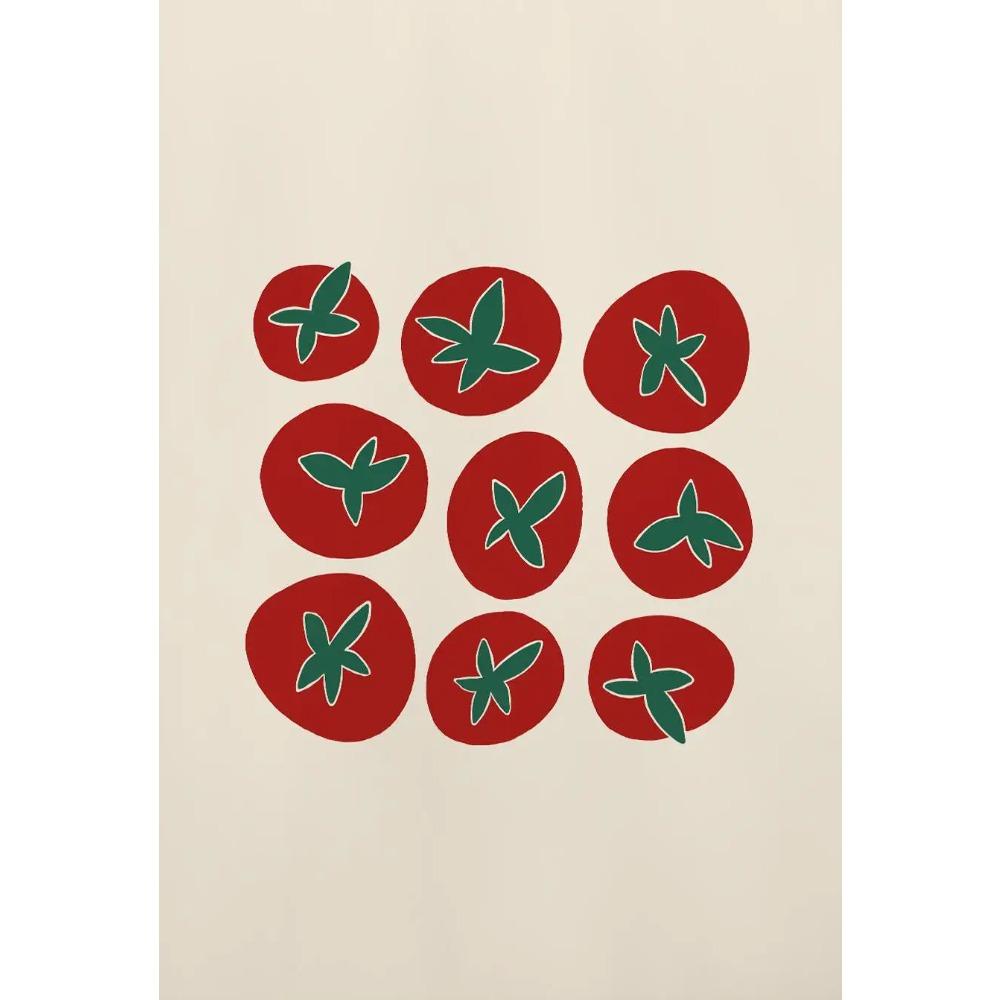 Minimalist Simple Fruits Vegetables Posters Onion Tomato Corn Abstract Modern Prints Canvas Wall Pictures Home Living Room Decor