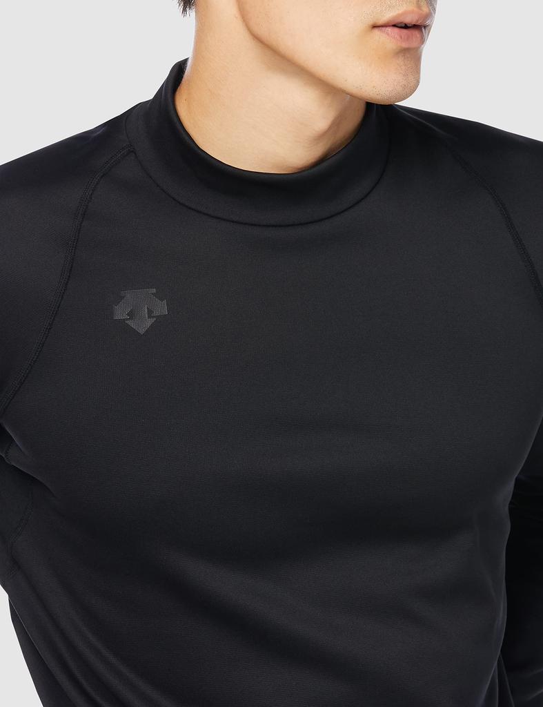 DESCENTE High Neck Long Sleeve Undershirt Size STD-658 (Black, S)