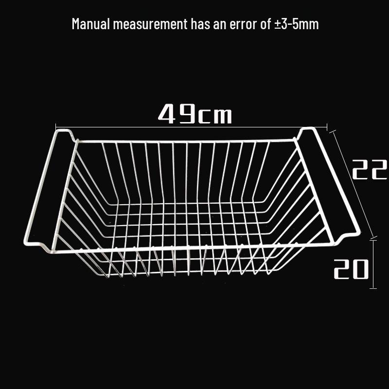 Universal Multi-Layer Hanging Freezer Storage Rack Basket