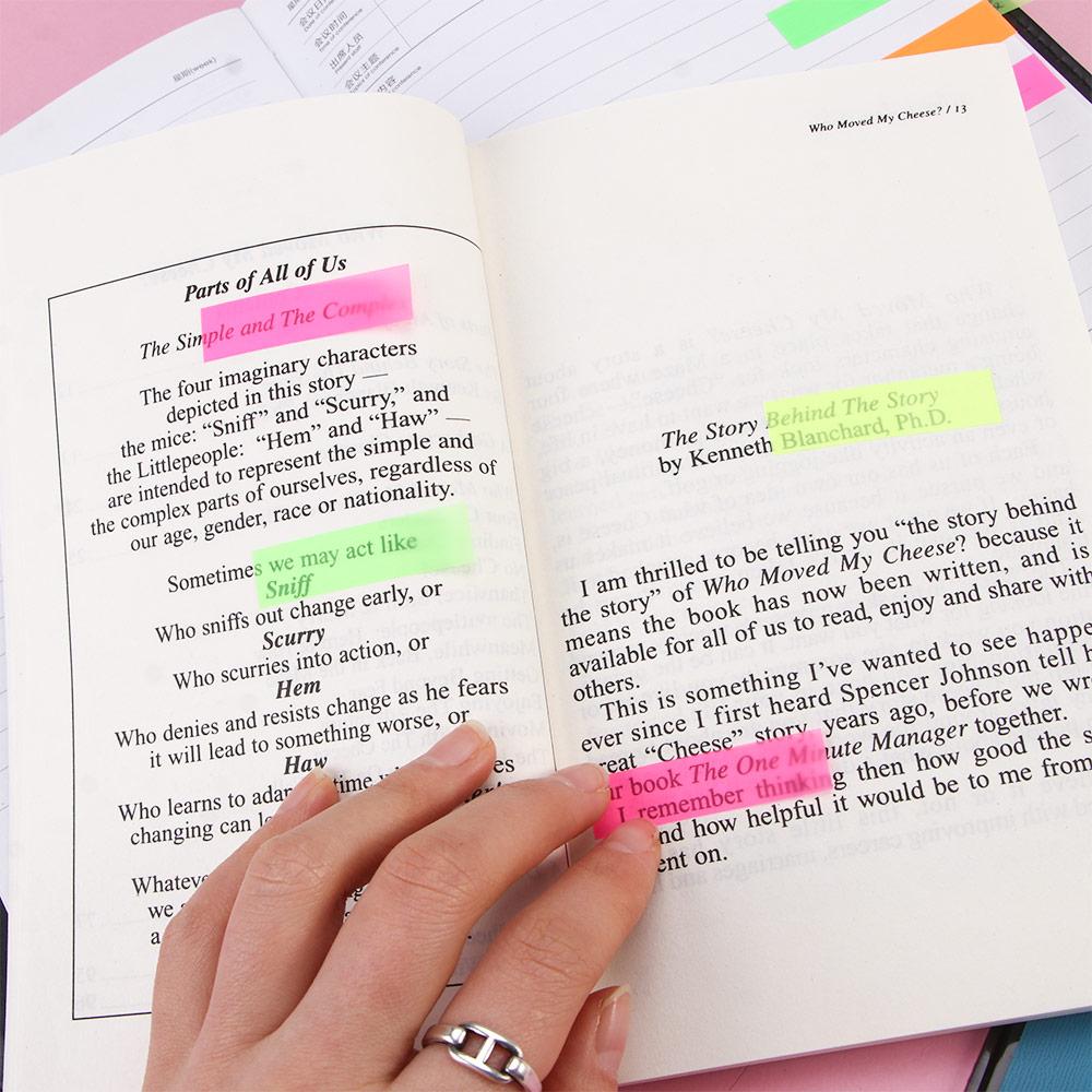 Adhesive Memo Pads Index Tags Note Stickers Bookmark Stickers Sticky Notes Office School Supplies