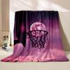 6 Sizes Basketball Art Printed Blanket Warm Soft and Comfortable Home Travel Blanket Sofa Bedding Cover Blanket Holiday Gifts