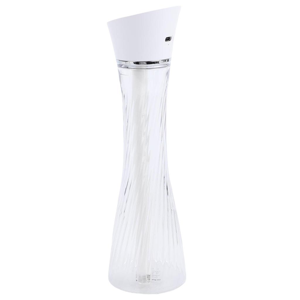 Small Desktop Humidifier 250ml Quiet Clear USB Portable Slim Cool Mist Humidifier for Indoor Office Car White