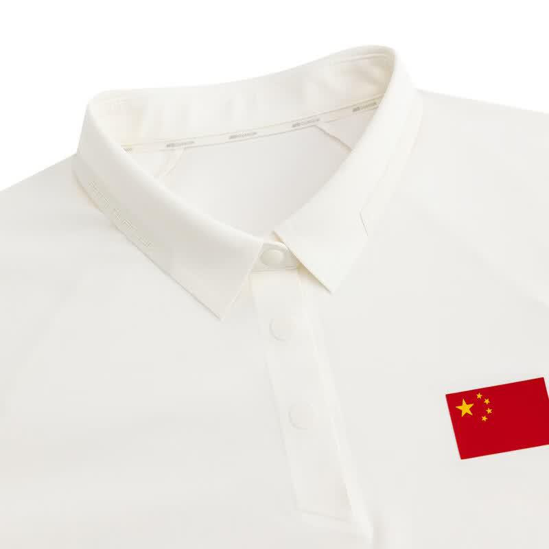 Anta Women's Glory Flag Edition Ice Skin Sun Protection Polo T-Shirt