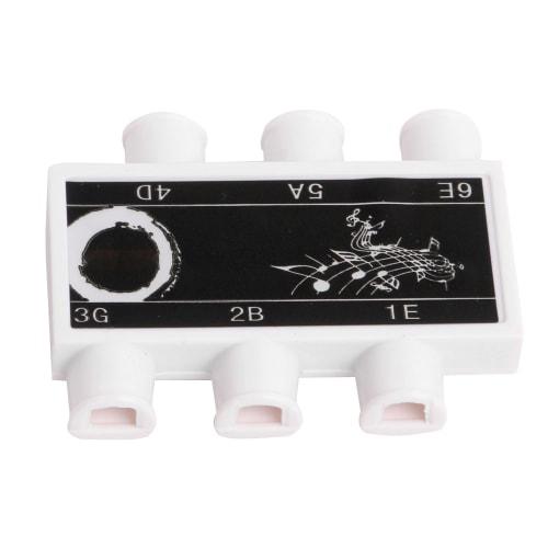

Yibuy 6-Piece Guitar Pitch Pipe, E-A-D-G-B-E, ABS Plastic, Apricot