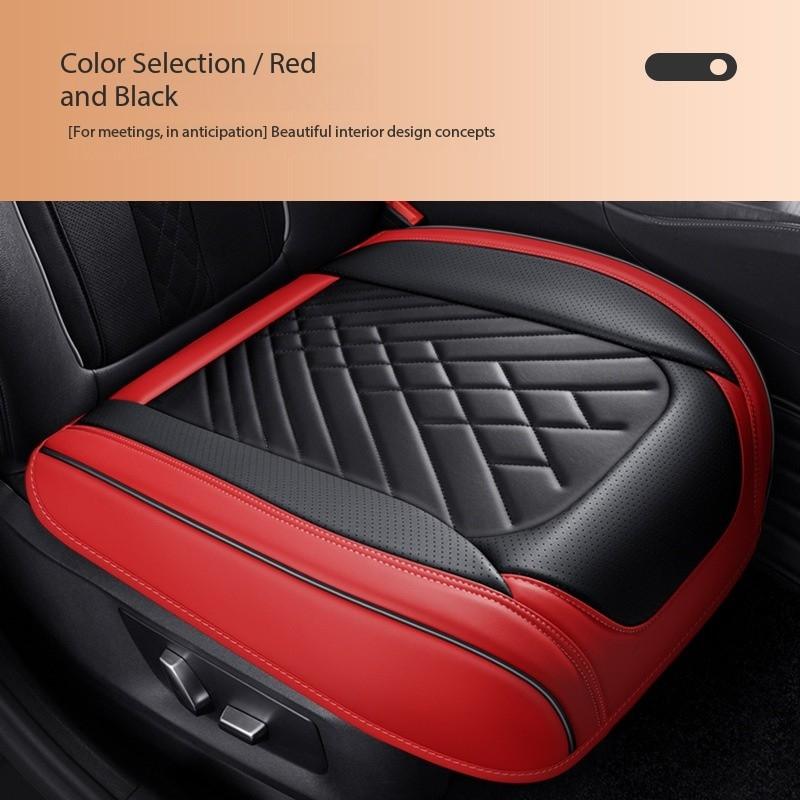 Leather Car Seat Cover Universal Front Seat Protector Seat Cushion For Ford Fusion, Ssangyong Actyon Sport, Jaguar 7, Jaguar XE