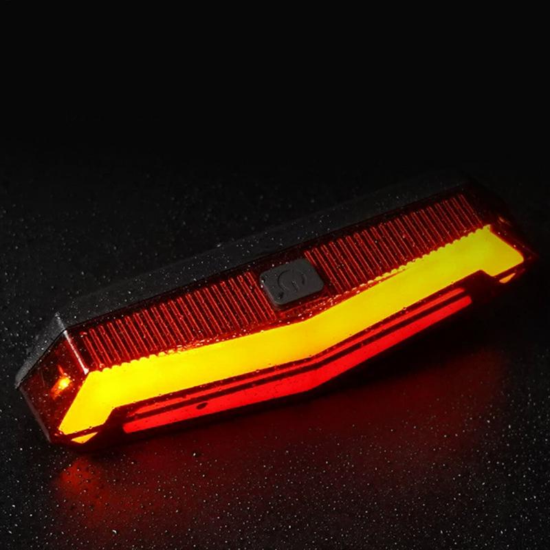 Cycling Tail Light With Remote Rear Lights Wireless Remote Control Smart Taillight 5 Modes Ultra Bright Safety Warning Turn Lamp