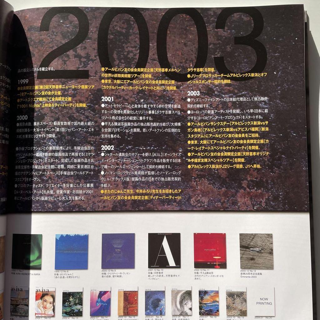 [USED] Éminente 2003 Art Book 20th Anniversary Art Vivan Friendship Club