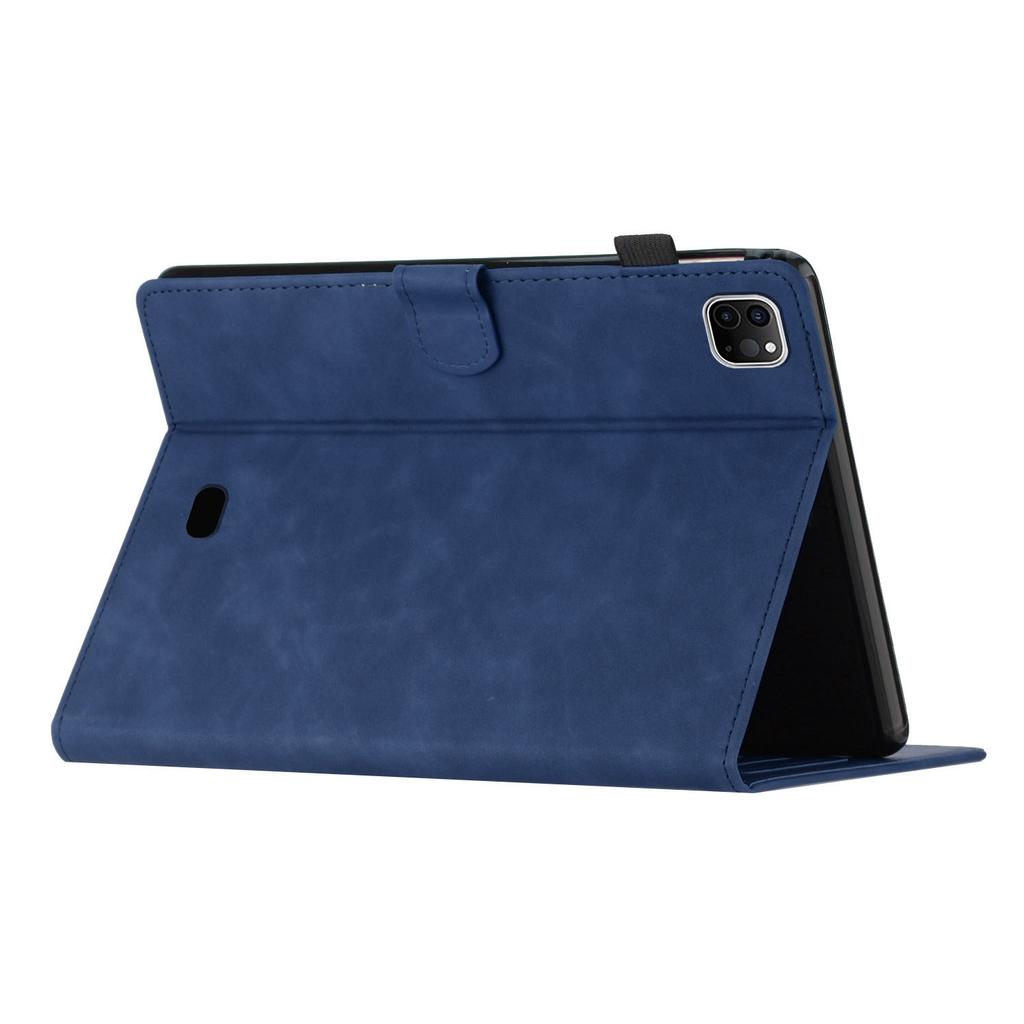 For iPad Pro 11 (2024) Case with Card Slots PU Leather Coconut Tree Smart Tablet Cover