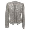 Women's Cardigan Long Sleeve Shiny Sequin Coat Open Front Casual Female Jacketc