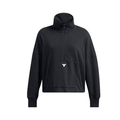 Project Rock Weicher Leichter Warmer Bequemer Stretch-Hoodie Damen Hoodies Schwarz 1387760-001