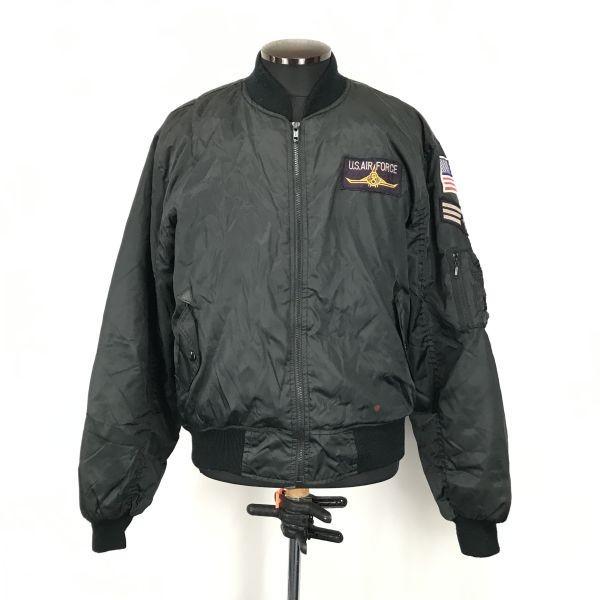 

Dormelson MA-1 Flight Jacket U.S. Air Force Blouson Outer Men s M Black DOSEN Co.