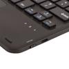 Wireless Keyboard Detachable Durable Computer Accessories with Artificial Leather CoverBlack