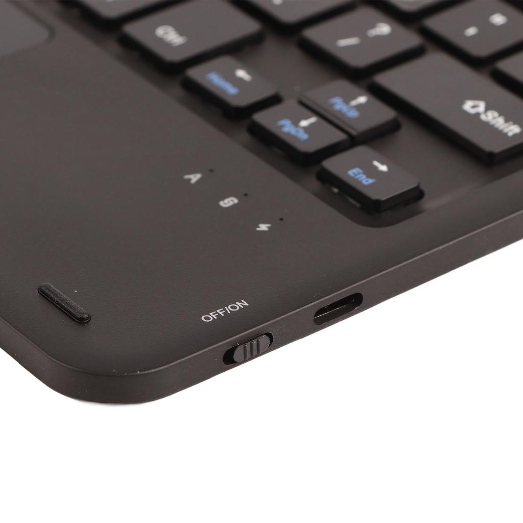 Wireless Keyboard Detachable Durable Computer Accessories with Artificial Leather CoverBlack
