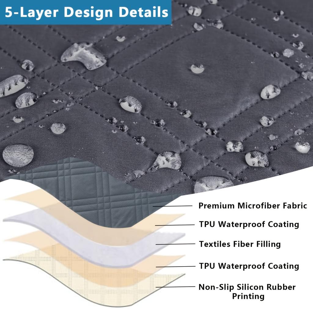 Waterproof Recliner Chair Cover, Non Slip Recliner Covers for Recliner Chair with Pocket, Pet Scratch-Resistant Sofa Slipcover