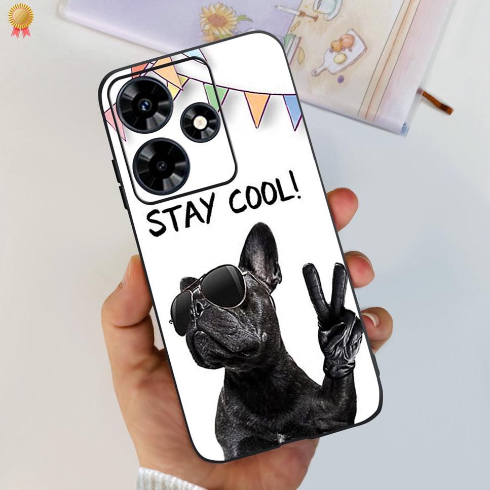 

For Infinix Hot 30 Play 30i 4G Case Cute Funny Clear TPU Soft Silicone Back Cover For Infinix Hot 30Play 30i 30 Play Phone Case Infinix Hot 30