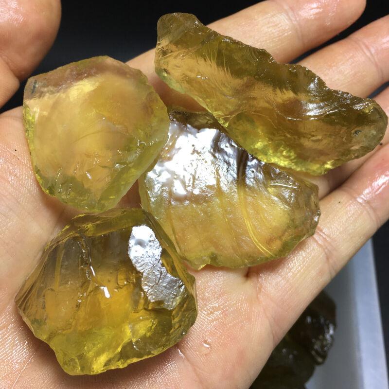 Beautiful 100g Brazils Natural Topaz Rough Mineral Crystal Specimens Decor Gift
