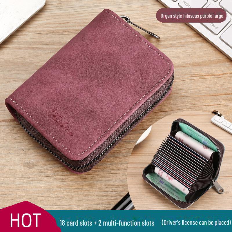 

Изысканный компактный держатель для карт: Ультратонкий дизайн с несколькими отделениями для мужчин и женщин, идеальный вариант для водительских прав и хранения большого объема информации.