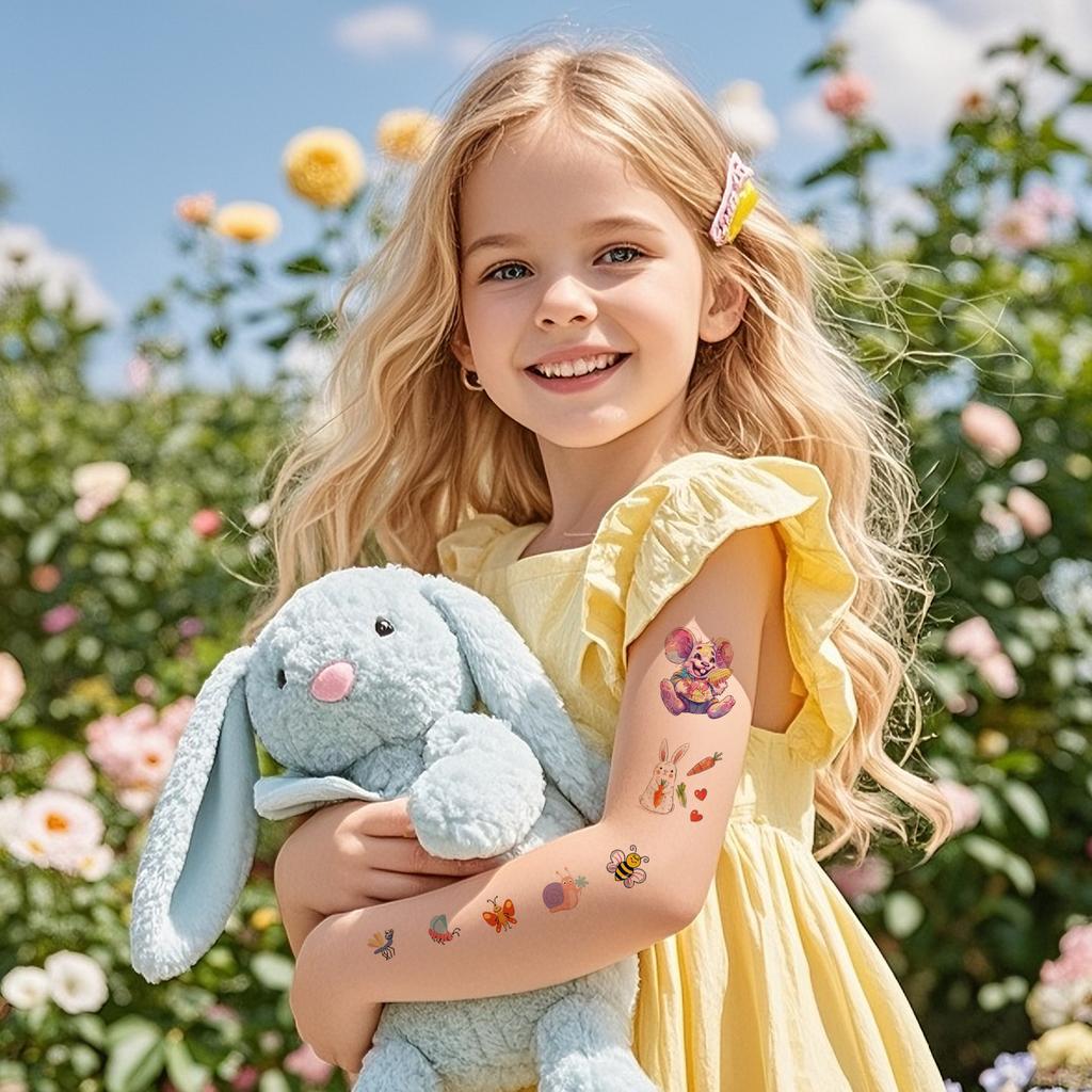 Cross Border Children's Cartoon Tattoo Stickers Space Dinosaur Boy Girl Cute Temporary Waterproof