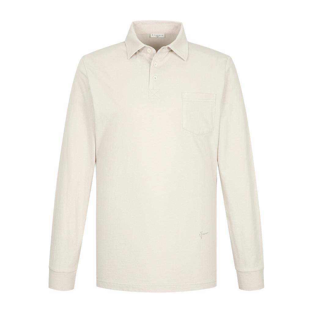 FERRAROMILANO Cotton Y-Collar T-Shirt L/Beige (Am0Ftty10151)