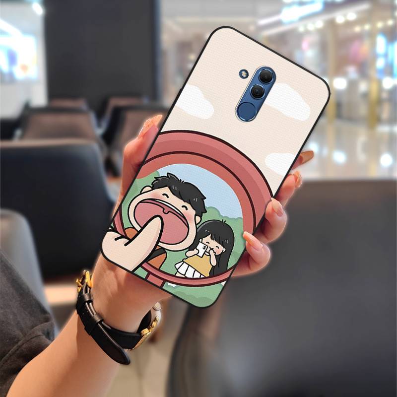 Schützende Weiche Hülle Handyhülle Für Huawei Mate 20 Lite Handybeutel Stoßfest Wasserdicht TPU Paar Langlebig Vollständige Umhüllung