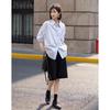 Women's Cloud Cotton Striped Lapel Shirt