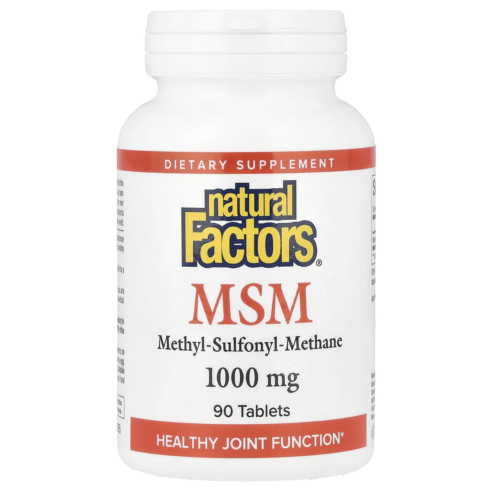 

Msm, 1,000Mg, 90 Tablets