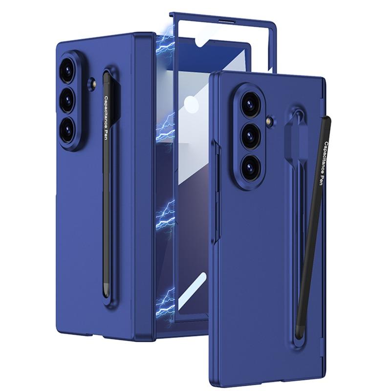 Suitable for Samsung Zfold7 Mobile Phone Case Ultra-thin Integrated Pen Slot Flip Cover Folding Screen Matte Protective Cover