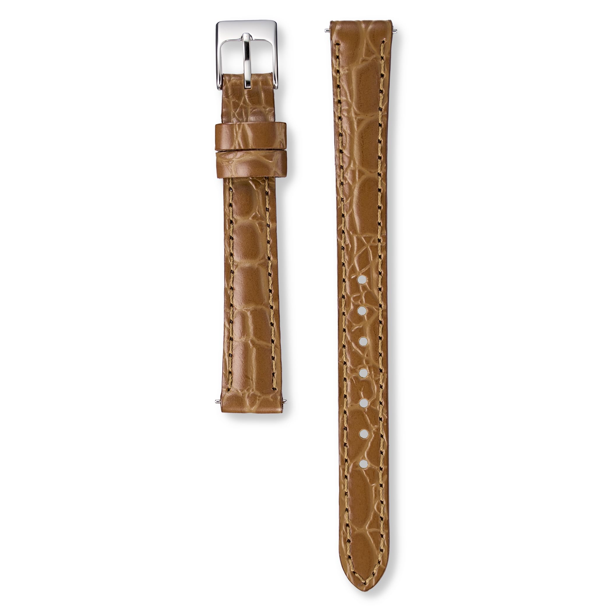 

Seiko Watch Replacement Genuine Cowhide Crocodile Pattern Cut Lug Width Buckle Width Light Smart Change [Seiko Watch] Band, Product, Leather,