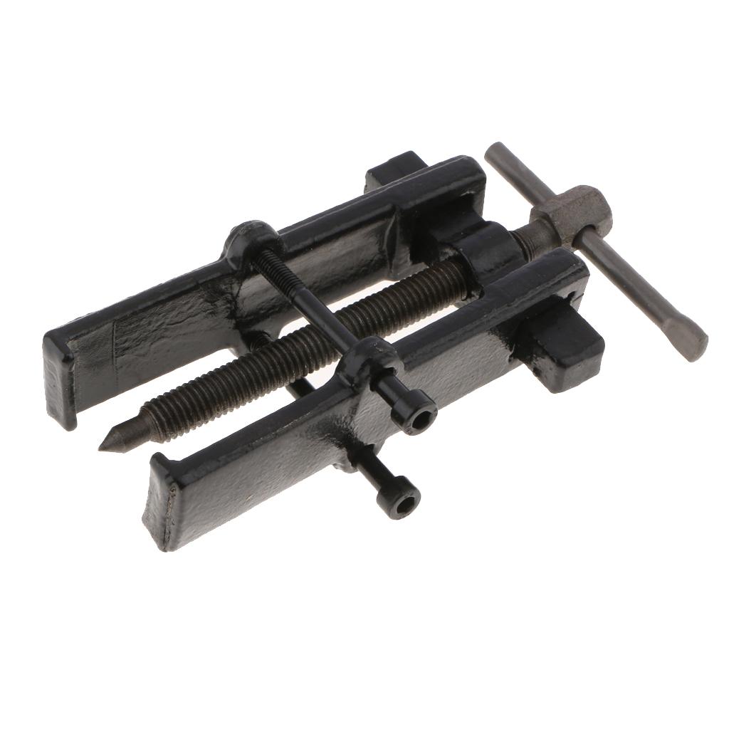 Black Adjustable Two Jaw Bearing Puller Tool Steel Aolly Pulley - as described+as described, 4 inch