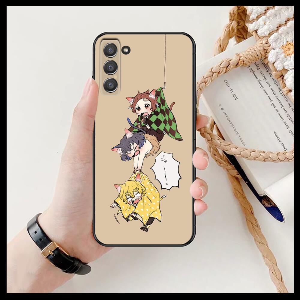 Kamado Nezuko Kimetsu No Yaiba Demon Slayer TPU Soft Phone Cover Rumpf für Samsung Galaxy S6 S7 S8 S9 S10E S20 S21 S5 S30 Plus S2