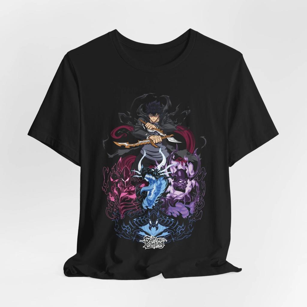 Custom Solo Leveling Shirt - Fan Art Anime Manga Graphic Tee