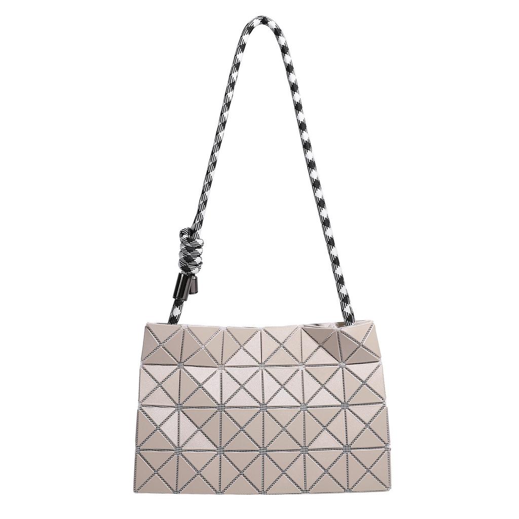 Neue kleine frische und einfache Damentasche lässige Umhängetasche Geldbeutel Sommer Rautenmuster schräg übertragbare Tasche