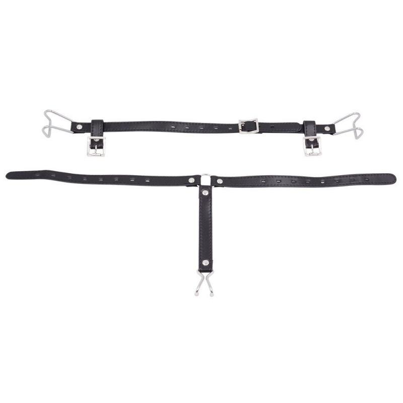 Nasenhaken Mundöffner Edelstahl PU BDSM Sexspiele sm Erotische Produkte Trainingsrequisiten Paardspiel