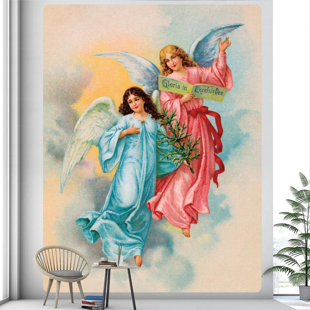 Baroque Lady Tapestry Elegant Noblewoman in Silk Gown Unique Wall Art for Home Decor Living Room Classic Art Lover Gift