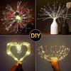 Solar Firework Light Strip for Christmas Courtyard Decoration
