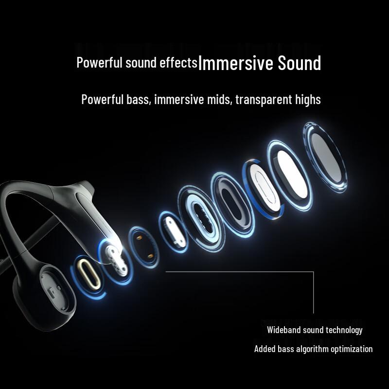 MOJAWA Run Plus Open-Ear Bone Conduction Bluetooth Headphones