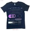 Intervals Band T Shirt Merch Small Circadian Prog Metal Music Y2k Vintage Stylish Versatile Fashion Breathable Soft