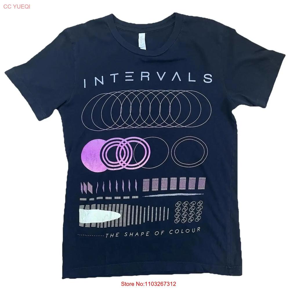 Intervals Band T Shirt Merch Small Circadian Prog Metal Music Y2k Vintage Stylish Versatile Fashion Breathable Soft