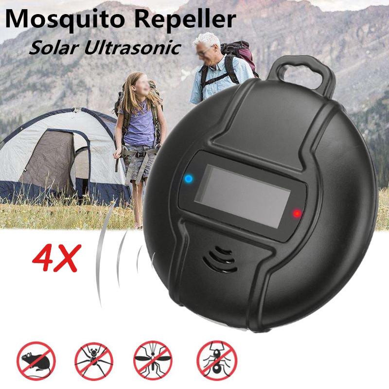 

5 В USB Уличный Ультразвуковой Солнечный Портативный Отпугиватель Вредителей с Компасами Мыши Комары Сад Птицы Собаки Лисы Змеи