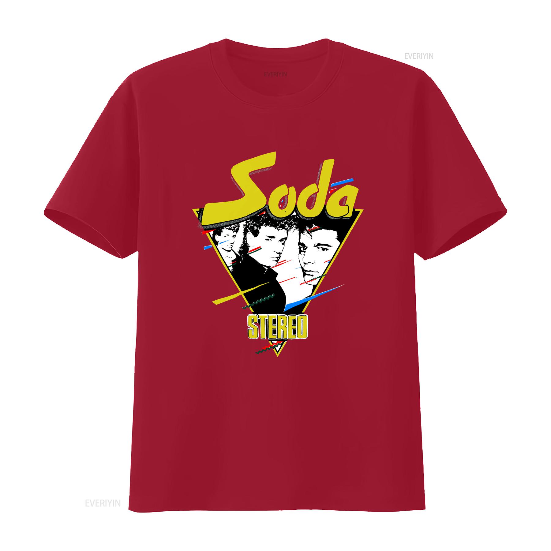 

Группа Soda Stereo 90-е Ретро Стиль Новый Редкий Черная Футболка винтаж Стиранная Стильная Немного мужская дизайнерская одежда Удобная Мягкая S
